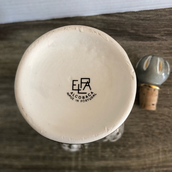 Vtg ELPA Alcobaca Hand Painted Perfume Bottle - Picture 9 of 14